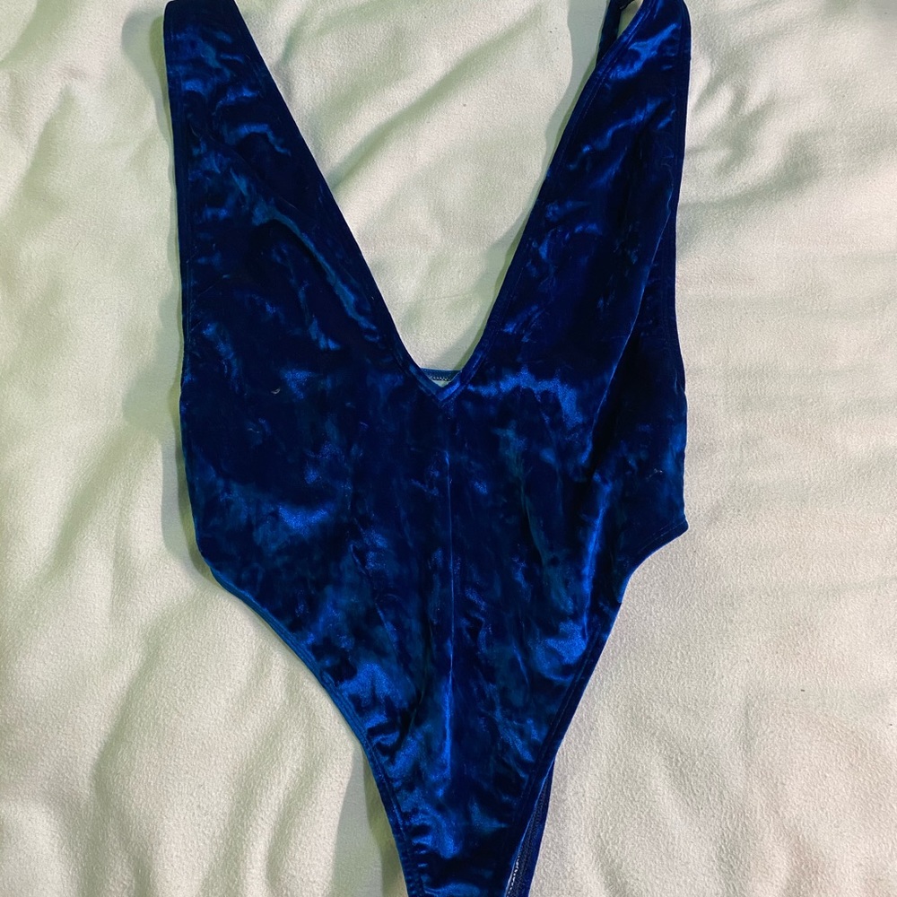 Fashionova velvet one piece bathing suit